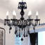 Lustre en cristal DEL de style bougie traditionnelle-1027059719
