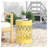 Outdoor Metal End Table -Large-250073303