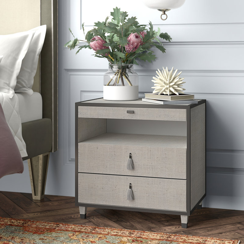 Bedside Chest, Silver