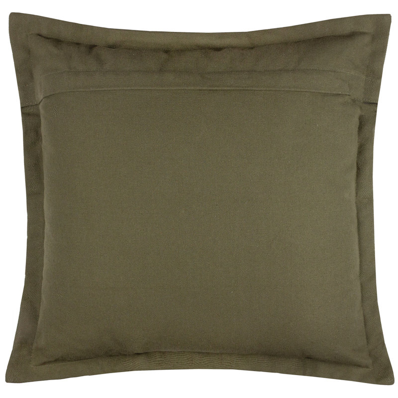 Holmfirth Indoor / Outdoor Square Cushion Cover, Dark Green