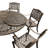 Eletta 6 - Person Patio Dining Set with Round Table-44700601