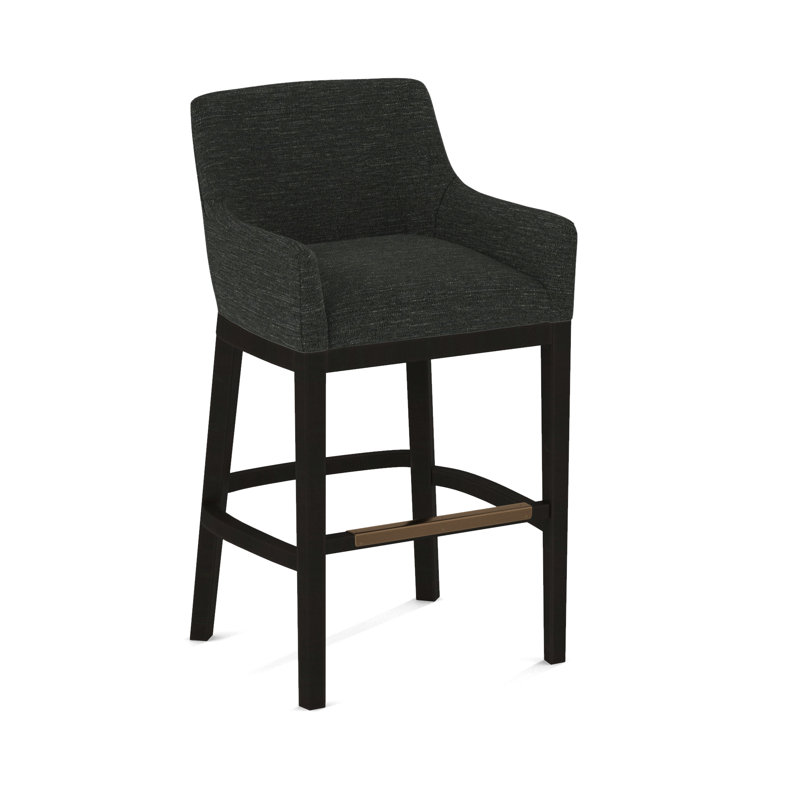Upholstered Stool, Espresso, 61606-88
