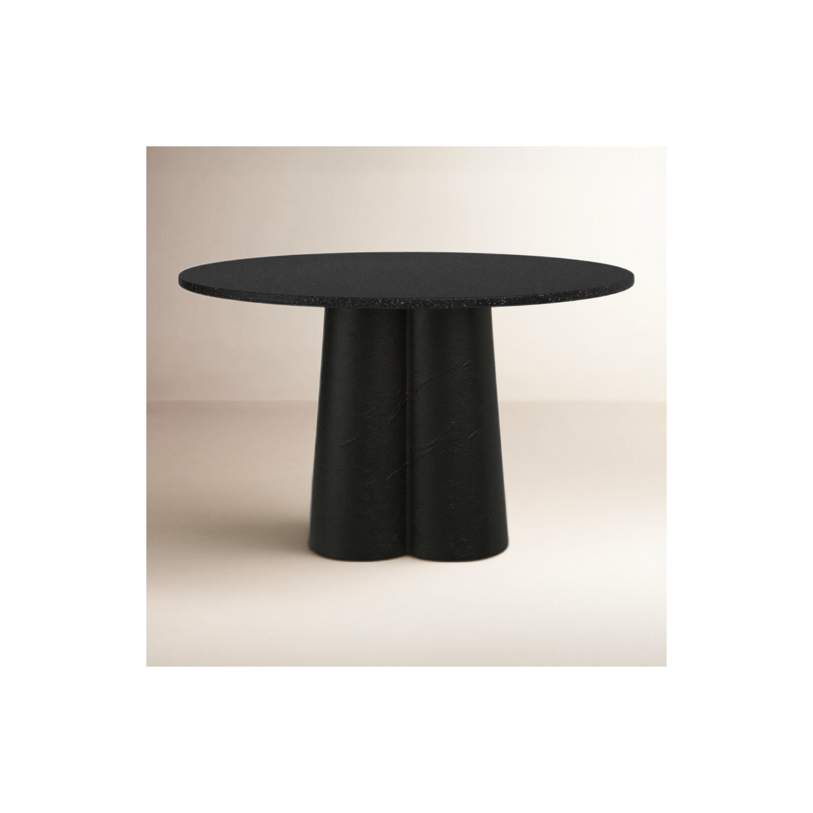 Hoa 47'' Round Dining Table, Black