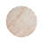 Outdoor/Indoor Lightweight Concrete Side Table,Cylinder Travertine Finish Accent Table