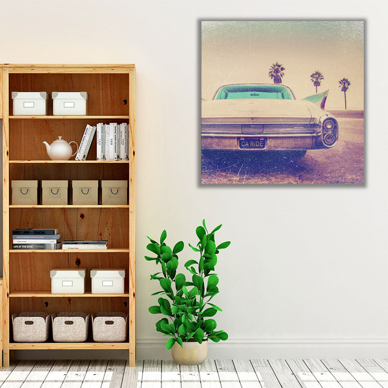 «Vintage Ride I», reproduction d'art sur toile, H 12 po x l 12 po