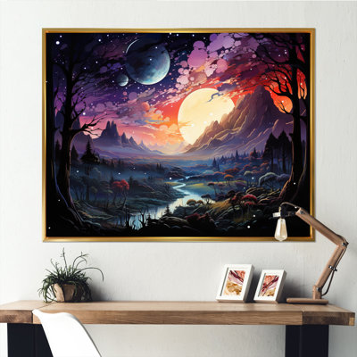 «Stars Infinity Landscape II», reproduction sur toile