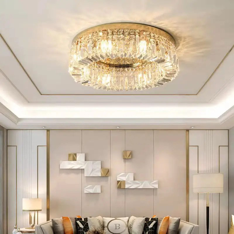 Pierron Flush Mount, 15cm H x 50cm W x 50cm D