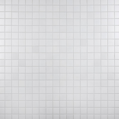 Carreau de mosaïque en porcelaine blanche 11-5 / 8 po x 11-5 / 8 po Celadon