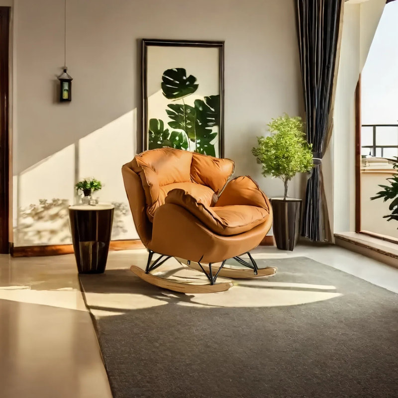 Chaise berçante Fashion Creative Leisure Home, Orange