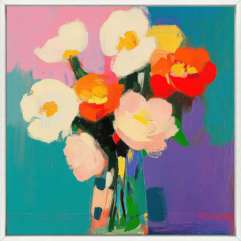 Colorful Blossoms 1 - Framed, Small