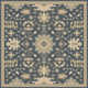 Arden Hand Tufted Wool Navy/Brown/Light Beige Rug