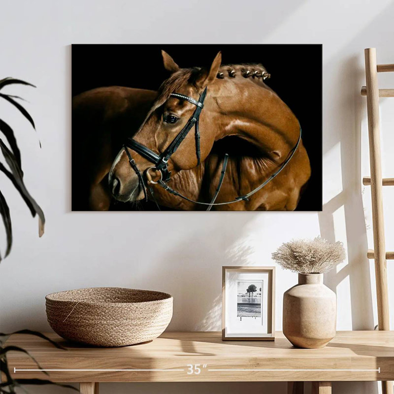 Cheval de dressage Brampt, H 30 po x l 45 po