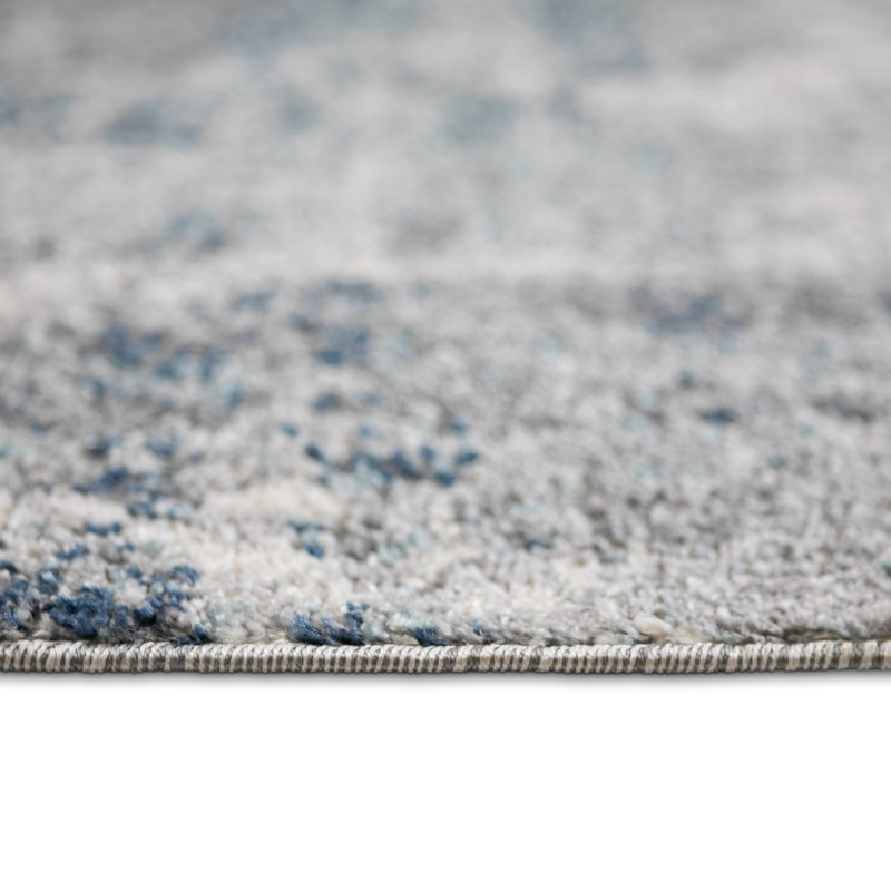 Tapis bleu Holly, Rectangle 3 pi 11 po x 5 pi 11 po