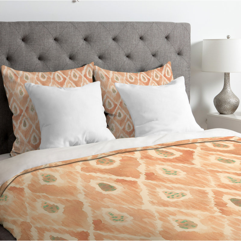 Dash And Ash Modern & Contemporary Geometric Shapes Duvet Cover, King Duvet Cover