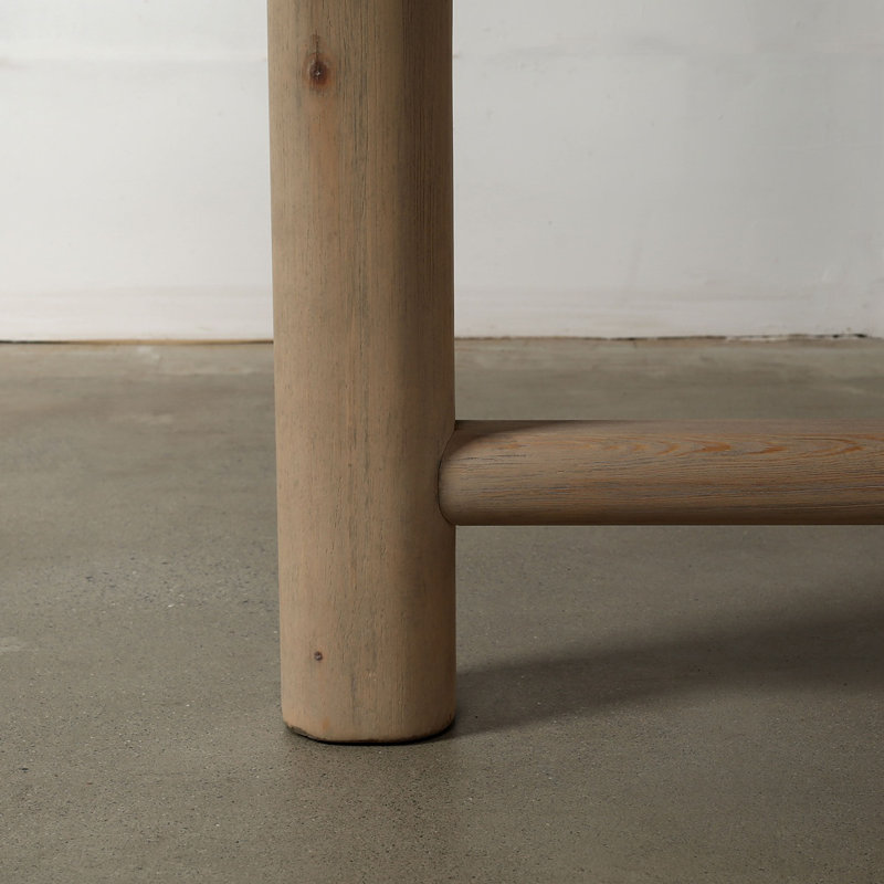 Mayling Round Pine Wood Dining Table
