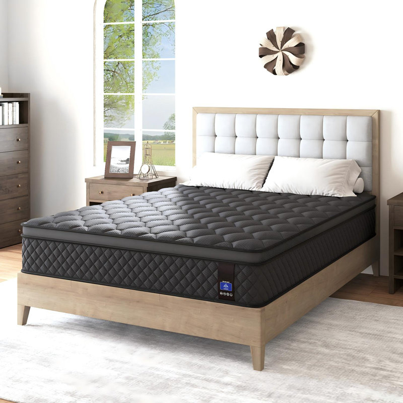 12'' Medium Hybrid Mattress with Cooling Gel Memory Foam and Pocket Coils CertiPUR-US® Certified Mattress in a Box, Full