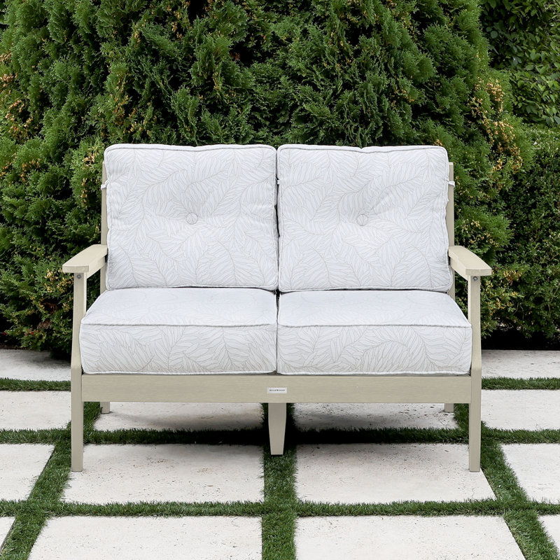 Anifer Lehigh Deep Seating Loveseat, Lively Parchment 
