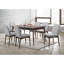 Ensemble de salle à manger Ashdining Table X Chaises d'appoint rembourrées en mousse