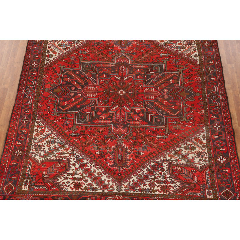 Geometric Wool Traditional Area Rug 8x11