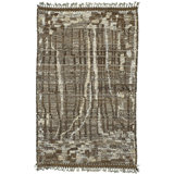 Modern Distressed One-of-a-Kind Rectangle 4'11" X 7'10" Area Rug