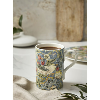 The Original Morris & Co. Strawberry Thief Mug