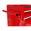 8 coffres à outils mobiles en rouge, grand espace de rangement pour outils et accessoires rouge avec roulettes, construction, tiroirs faciles d'accès-1895354654