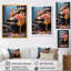 Floral Floral Magic Melody II - Piano, art mural-949615380-949615377