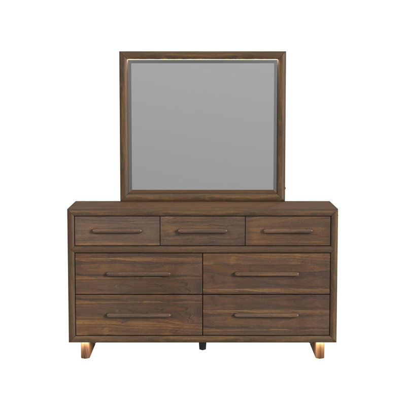 Ensemble commode et miroir Ouida à DEL Ouida