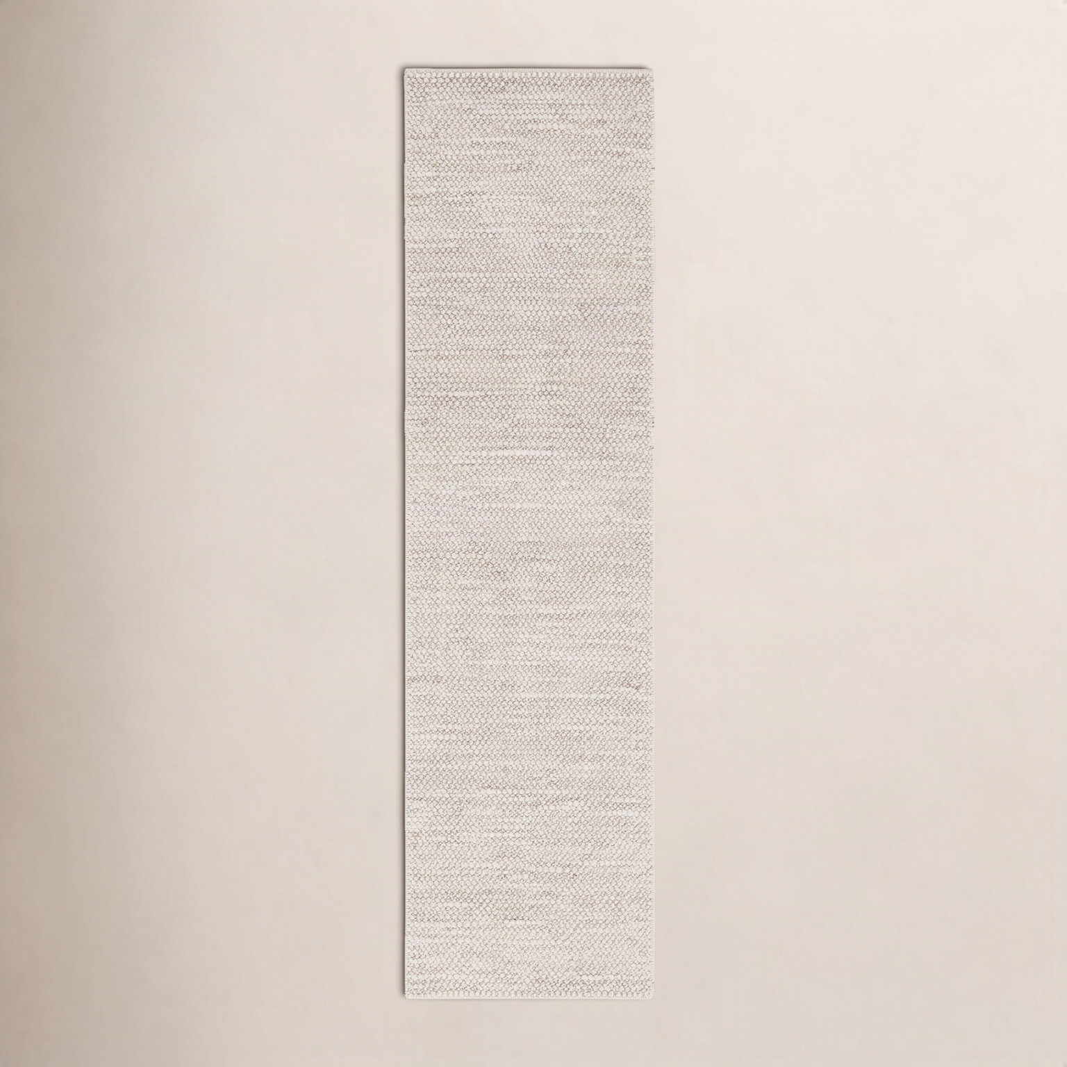 Danie Gray Ivory Hand-Woven Rug, Runner 2'3" x 11'