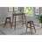 Walnut Rectangular Bar Table