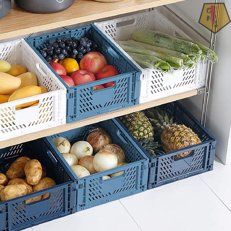 Retractable Fridge Drawer Organizer Food Fruit Containers for