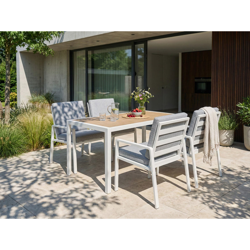 4 - Person Patio Dining Set with Rectangular Table