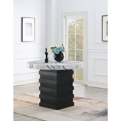 Deaquan Round Solid Wood Base Dining Table