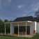Metal Slope Patio Awning in Tan