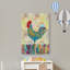 «Parkes Rooster on a Fence II», reproduction sur toile tendue-1571937208