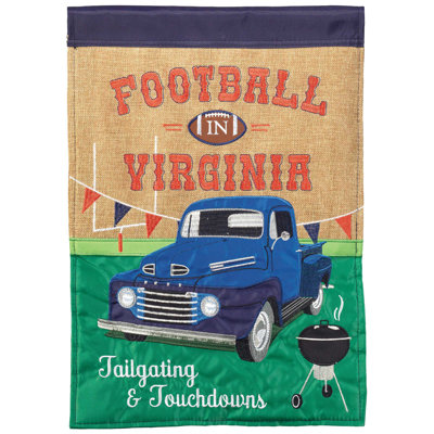 Drapeau de jardin en polyester 18 po x 13 po Alarico