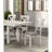 Rustic 2Pc White Oak Cross Back Dining Chairs With Cushioned Seats For Settings Modern In Rubberwood Frame