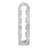 Modern Marble Wine Rack for Kitchen Counter or Home Bar - Decorative Cocktail Bar Tool Set with Stand for Dining Room Accessories - 22", White & Gray