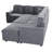 Wilfrid 4-Piece Convertible Sectional-1861790158