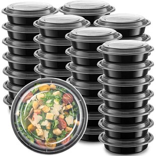 Meal Prep Container, 26 oz [50 Pack]-Single 1 Compartment Food Meal Prep  Containers Reusable, BPA Free Extra-thick disposable Food Storage  Containers