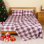 Ensemble de draps de grande taille en coton à 4 poches imprimées 4 pièces Kingrest