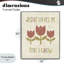 «Jesus Loves Me This I Know», giclée encadrée, conception par Annie Lapoint-721673781-721673783
