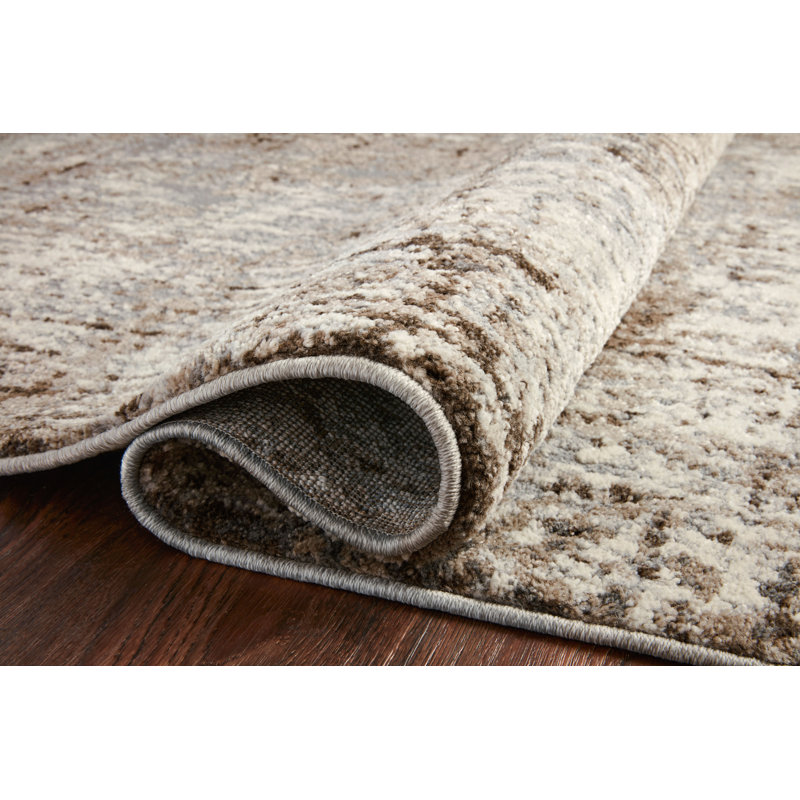 Tapis naturel / moka Berngerus, Rectangle 2'4" x 10'