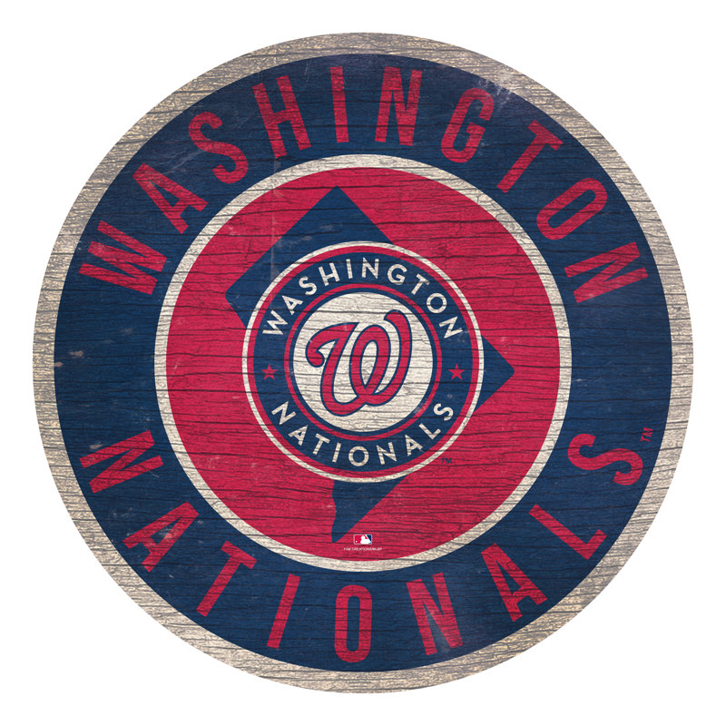 Cercle avec décoration murale State, Nationals de Washington