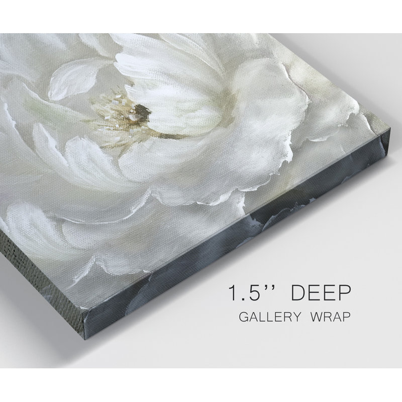 Perfect Peony - ensemble de 2 reproductions sur toiles tendues, H 10 po x l 10 po x P 1 po