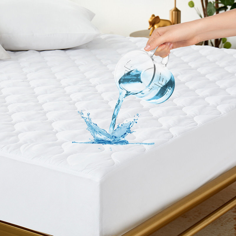 Housse de protection pour matelas imperméable Swanhilda, Complète