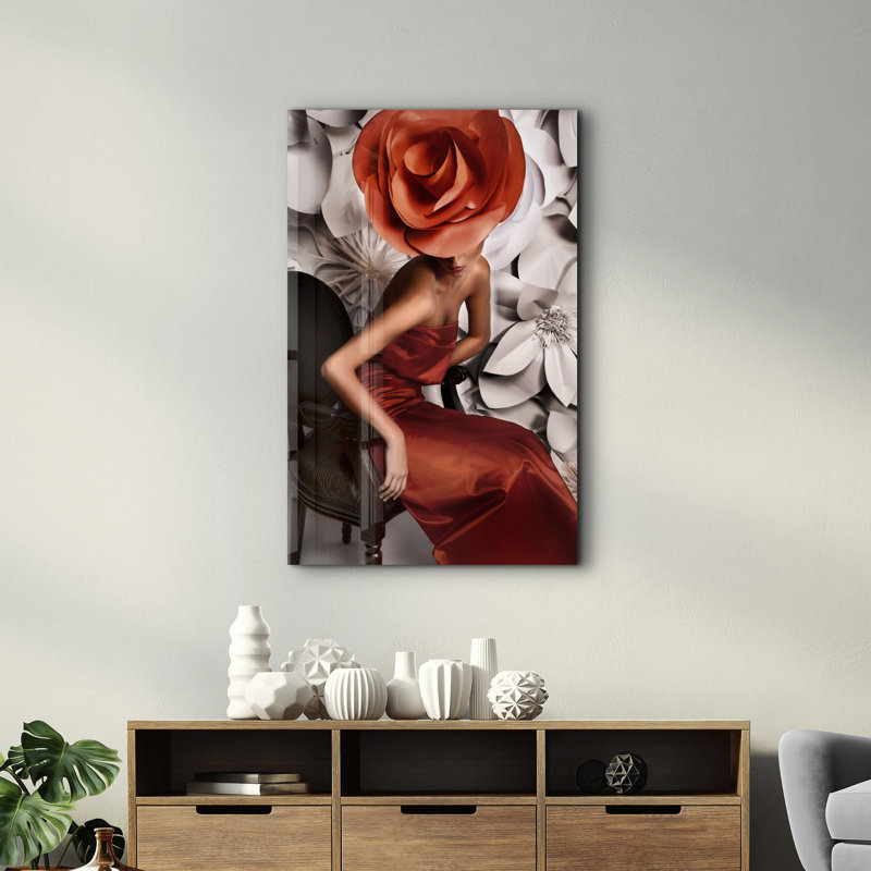 Peinture décorative en verre trempé