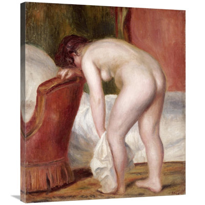 " Female Nude Drying Herself " by Pierre-Auguste Renoir Graphic Art Print