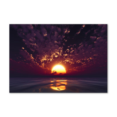 Sunset - Wrapped Canvas Print