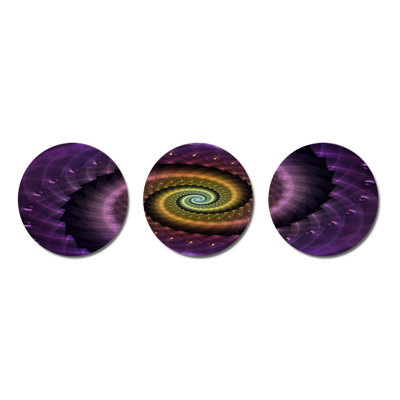 Modern Abstract Wall Decor on Metal